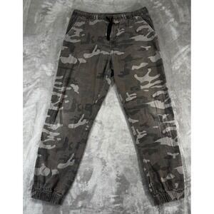 Hollywood The Jean People Joggers Mens Medium Camo Good Ripstop Pants